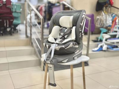 Автокресло Luxmom S360 (Isofix, 0-36 кг, 0-12 лет, с подогревом) Серый