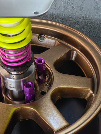 HOOKWHEELS NEON LIME-VIOLET | BRONZE