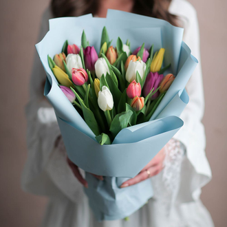 Букет тюльпанов микс (конструктор)