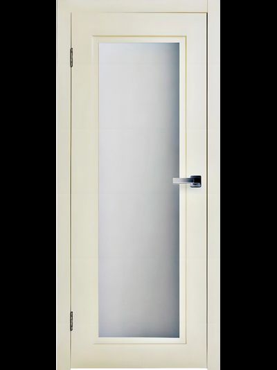 Дверь с матовым стеклом Новелла 1 под эмаль.