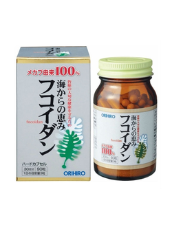 ORIHIRO Фукоидан 90 капсул на 30 дней
