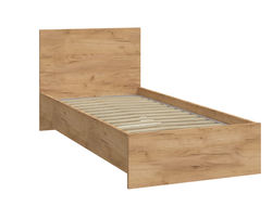 Спальня ВИКТОРИЯ - Кровать ВИ-22 (800*2000) Дуб Крафт золотой