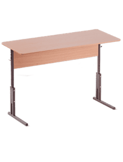Стол ученический 2-местный регулируемый