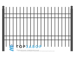 Секция сварного забора SZ15-02 купить с монтажом под ключ