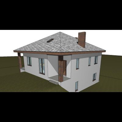 Двухэтажный дом с четырьмя спальнями 141м² (S91)