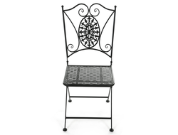 Стул кованый складной Betty (Бетти) Черный