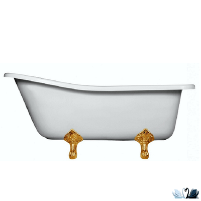 Ванна Эстет Царская 170 x 73 см отдельностоящая каменная