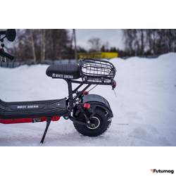 Электроскутер WHITE SIBERIA MINI R 1.5 1200W Черный