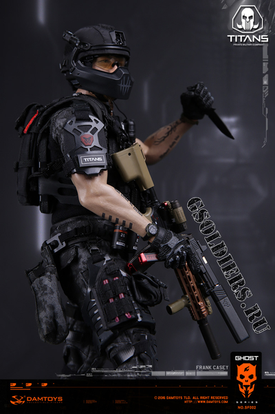 Коллекционная фигурка 1/6 GHOST SERIES - TITANS PMC - Frank Casey (SF002) - DAMToys