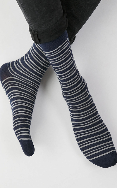 Носки мужские хлопок Omsa Style 502 синий