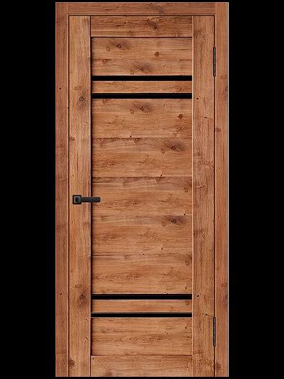 ЛАЙНДОР. КВАТРО М-44 ДУБ БОЛТОН/ СТЕКЛО ЧЕРНЫЙ LACOBEL