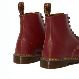 Ботинки Dr.Martens 1460 Vintage Hf Made In England бордовые