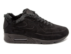 Nike Air Max VT 90 черные, замша мех (36-45)