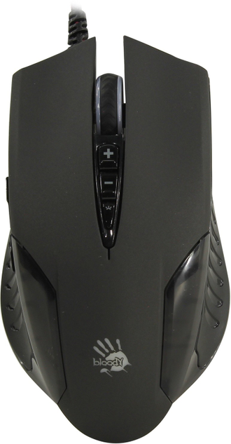 Комплект: Коврик и 				Проводная Мышь A4Tech Bloody X`Glides Q5081S, черная