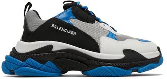 Balenciaga Triple S Sneaker Black Grey Blue