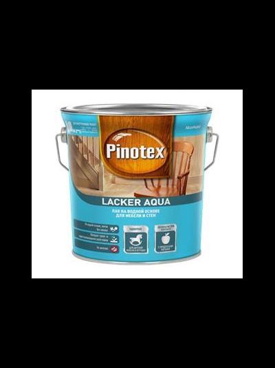 Pinotex Laker Aqua лак на водной основе для мебели и стен декоративно-защитный