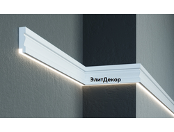 Фасадный молдинг для подсветки из пенополистирола Leptonika MC304LED с эластичным покрытием DarMix