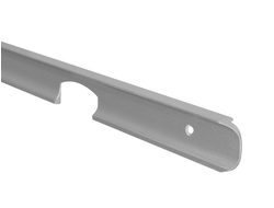 Планка для столешницы угловая алюминий, разный размер