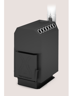 Отопительная печь ТОП-модель-200 со стальной дверцей