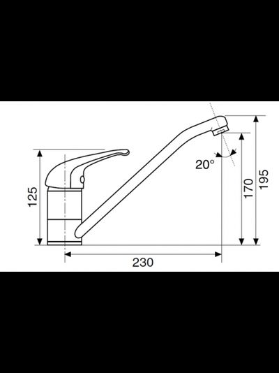 Смеситель Reginox MONATE