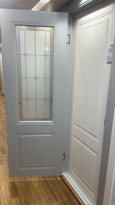 Берген (эмаль Скай грей) со стеклом