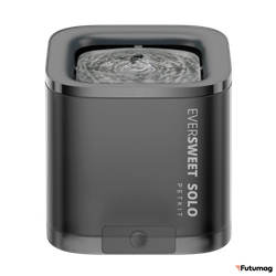 Питьевой фонтан для животных c системой фильтрации Eversweet Solo 1.8L Черный