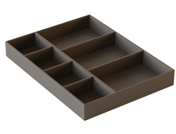 Лоток для галстуков и шарфов 305х410х50 экокожа Теплый серый FC0112.VP030.WGVPP.CM   ARISTO *