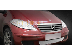 Защита радиатора Mercedec-Benz A-Klass II (W169) 2004-2007 chrome