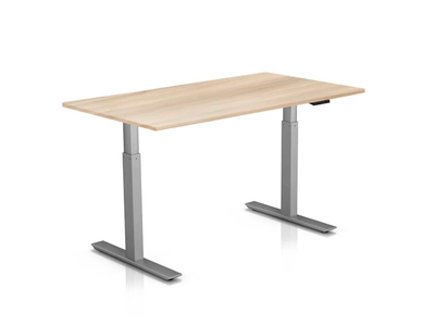 Стол Ergostol Optima для работы сидя-стоя с функцией запоминания положений высоты, серая рама