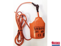 ГИБКАЯ НАГРЕВАЮЩАЯ ПЛАСТИНА 40 ВТ 220 В (D66Х60) (ТЕРМ.10) KEENOVO (ВНЕШНИЙ ДАТЧИК ТЕМПЕРАТУРЫ НА +10 ГРАДУСОВ ПО ЦЕЛЬСИЮ (ПОРОГ ВКЛЮЧЕНИЯ +5/+15 ГРАД)