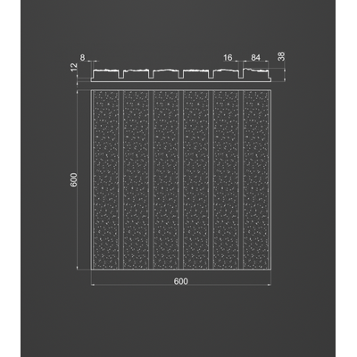 Гипсовая панель SKETCH артикул M-0097