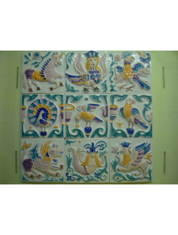 Роза (изразцовая плитка)