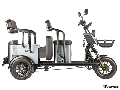 Электротрицикл Wanshida UM+ 60V 1000Вт серый