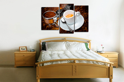 Модульная картина "Кружечка кофе"