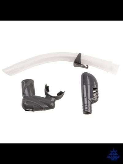 Маска для дайвинга с трубкой Scorpena комплект темно-серый (взрослый)