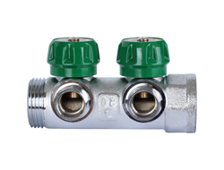 Коллектор регулирующий STOUT 1", 2 отвода 1/2" (Арт. SMB-6850-011202)