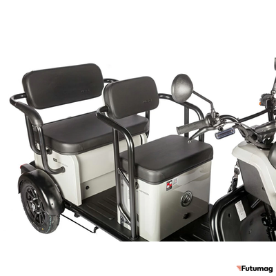 Электротрицикл Wanshida UM+ 60V 1000Вт серый