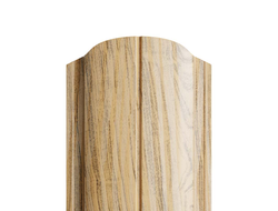 Штакетник металлический МП ELLIPSE 19х126 (прямой/фигурный верх) 0,5 ECOSTEEL _T.30 мкм