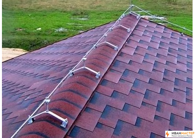 Установка молниезащиты на даче в Подмосковье ИВАНМАСТЕР