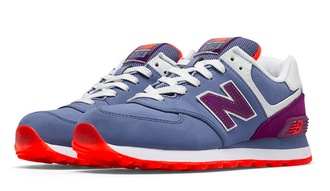 New balance 574 Сиреневые с синим женские (36-40) Арт. 061М