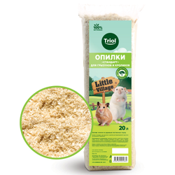 Triol Опилки для грызунов и кроликов Стандарт, 20 л