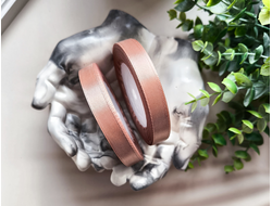 Лента атласная 1.2 см., рулон (23м.), КАКАО