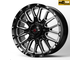 Комплект дисков R20 9,0J ET+0 5*127/5*139,7 WORX 818 Черный с фрезеровкой (80332)
