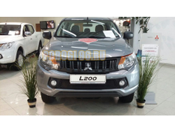 Защита радиатора Mitsubishi L200 V 2015-2019 black