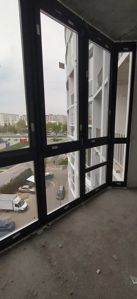 тёплая лоджия, французское остекление