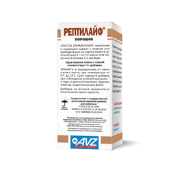 Рептилайф порошок витаминно-минеральный комплекс для рептилий, 30 г