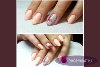 Слайдер-дизайн 083 - Нежный букет разноцветных цветов.