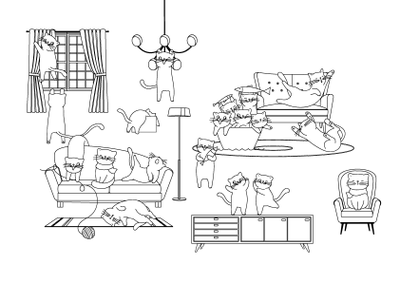 ФП штамп "Диван в гостиной"