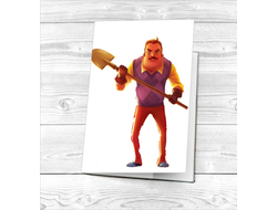 Обложка на паспорт Привет Сосед/ Hello Neighbor №2