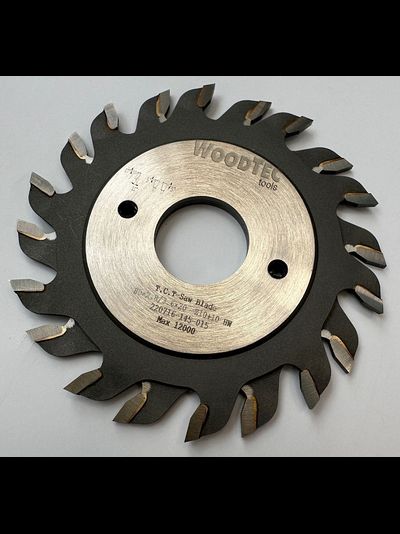 Подрезная составная пила для форматно-раскроечных станков Ø80 х 20 х 2,8-3,6 Z = 10 + 10 WoodTec, от